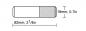 Mobile Preview: S18A Kleinsonde mit Endkappe 33kHz